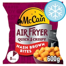 McCain Air Fryer Quick & Crispy Potato Hash Brown Bites 600g