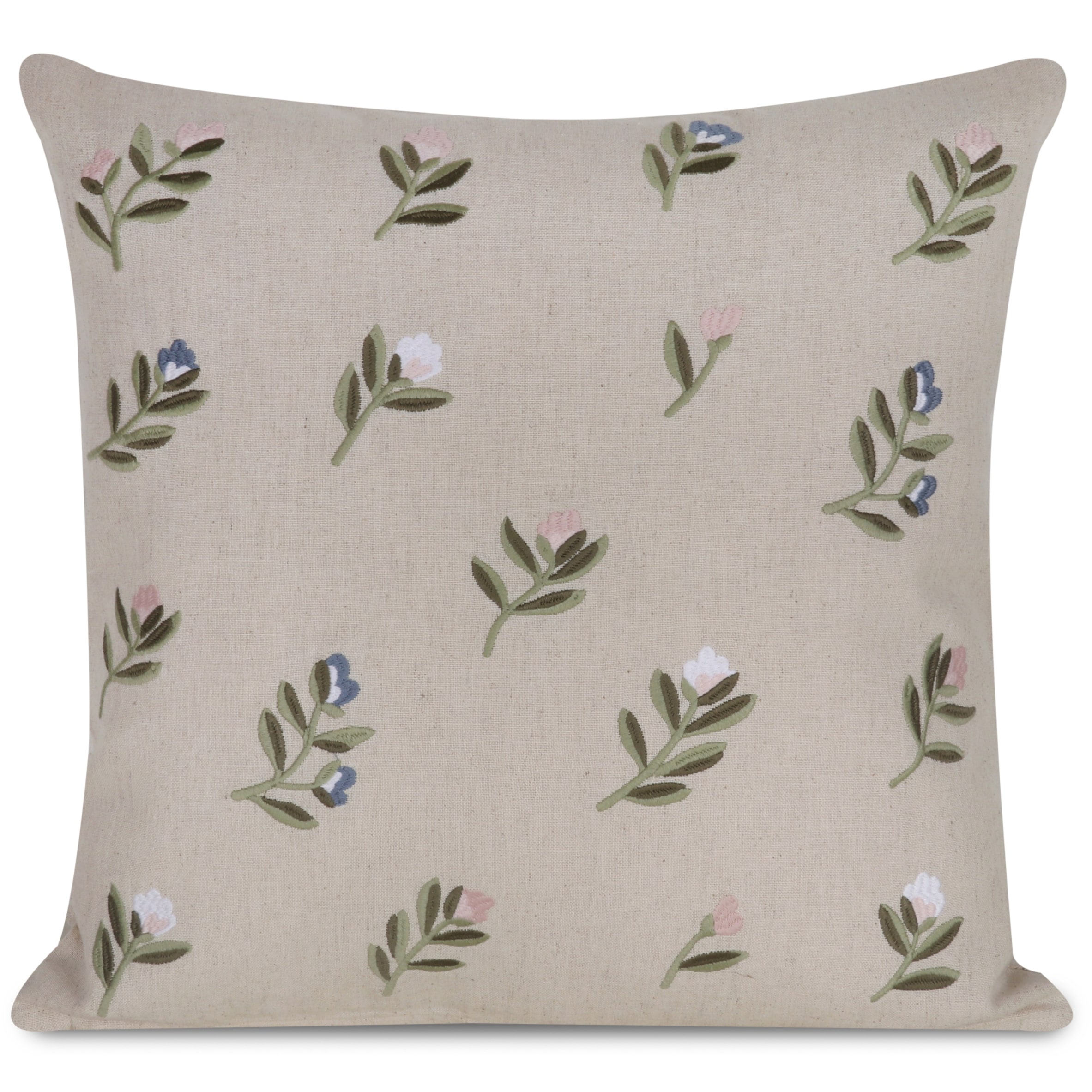 F&F Home Tulip Embroidery Cushion 45x45cm