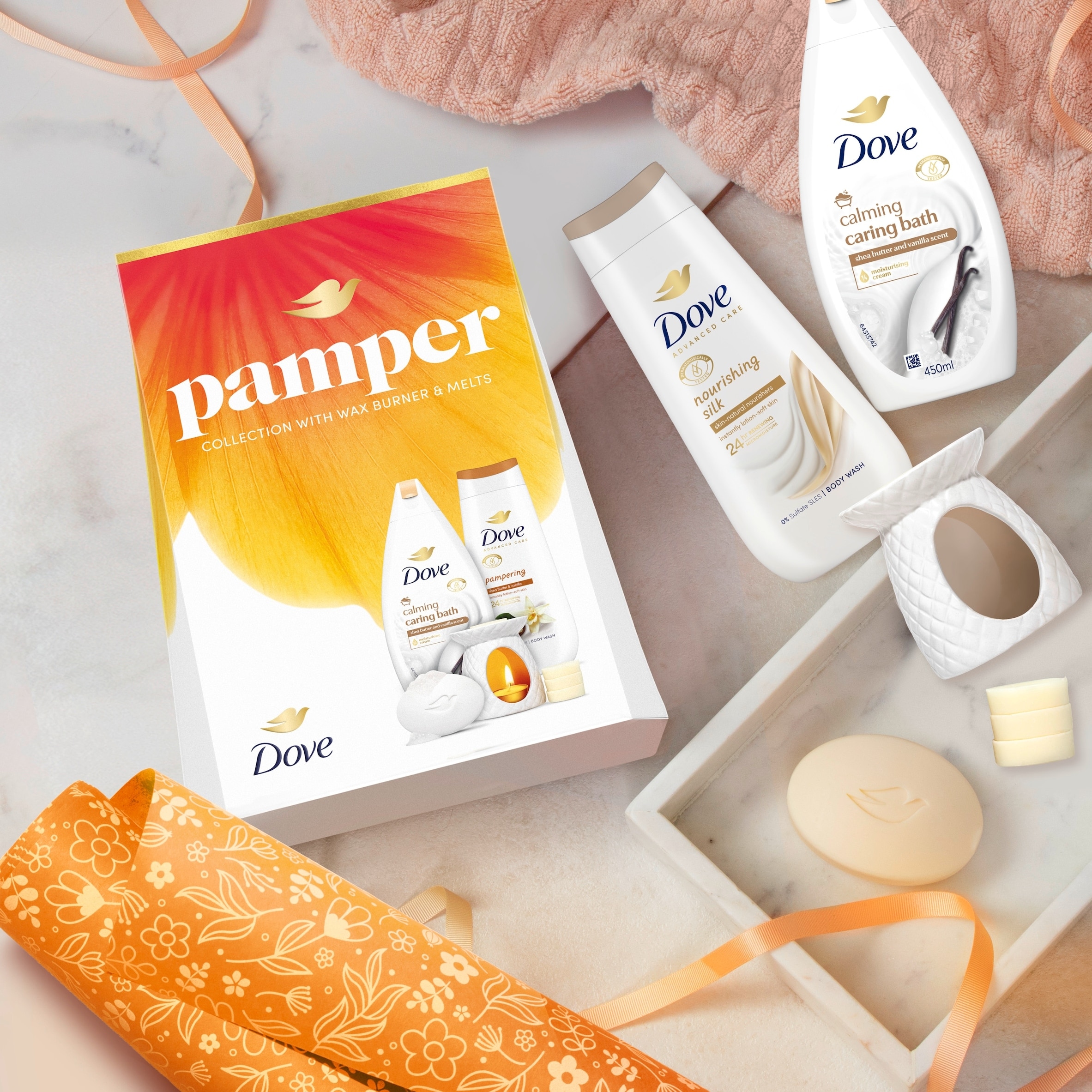 Dove Pamper Collection with Wax Burner & Melts thumbnail 5
