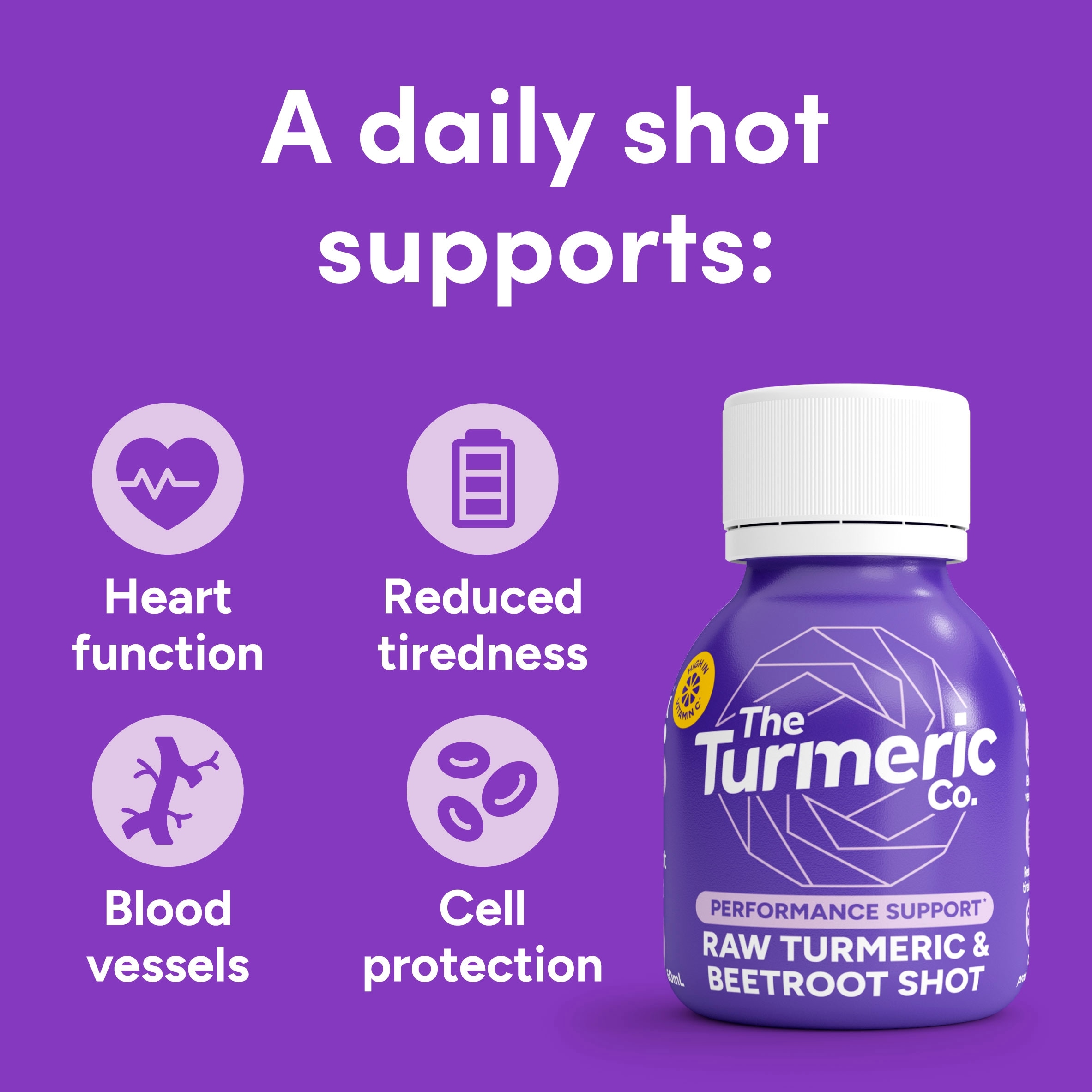 The Turmeric Co Raw Turmeric Beetroot 60ml x 3 pack thumbnail 2