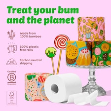 Who Gives A Crap Extra Soft Limited Edition Toilet Tissue 12 Mega Rolls thumbnail 5