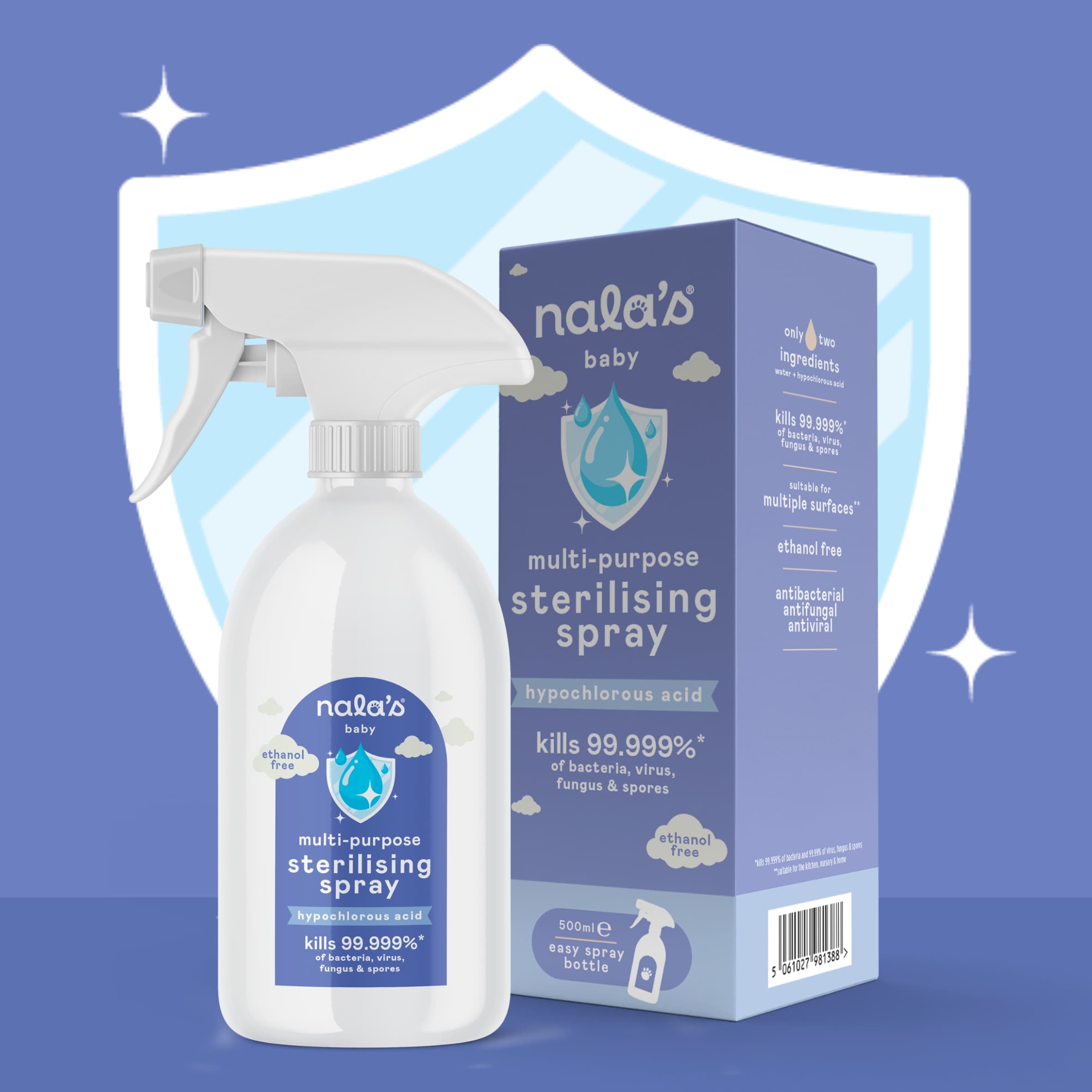 Nala's Baby Hypochlorous Acid 500ml thumbnail 2
