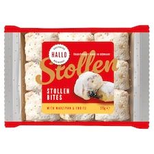 Hallo Deutsche Bäckerei Marzipan Stollen Bites 275g