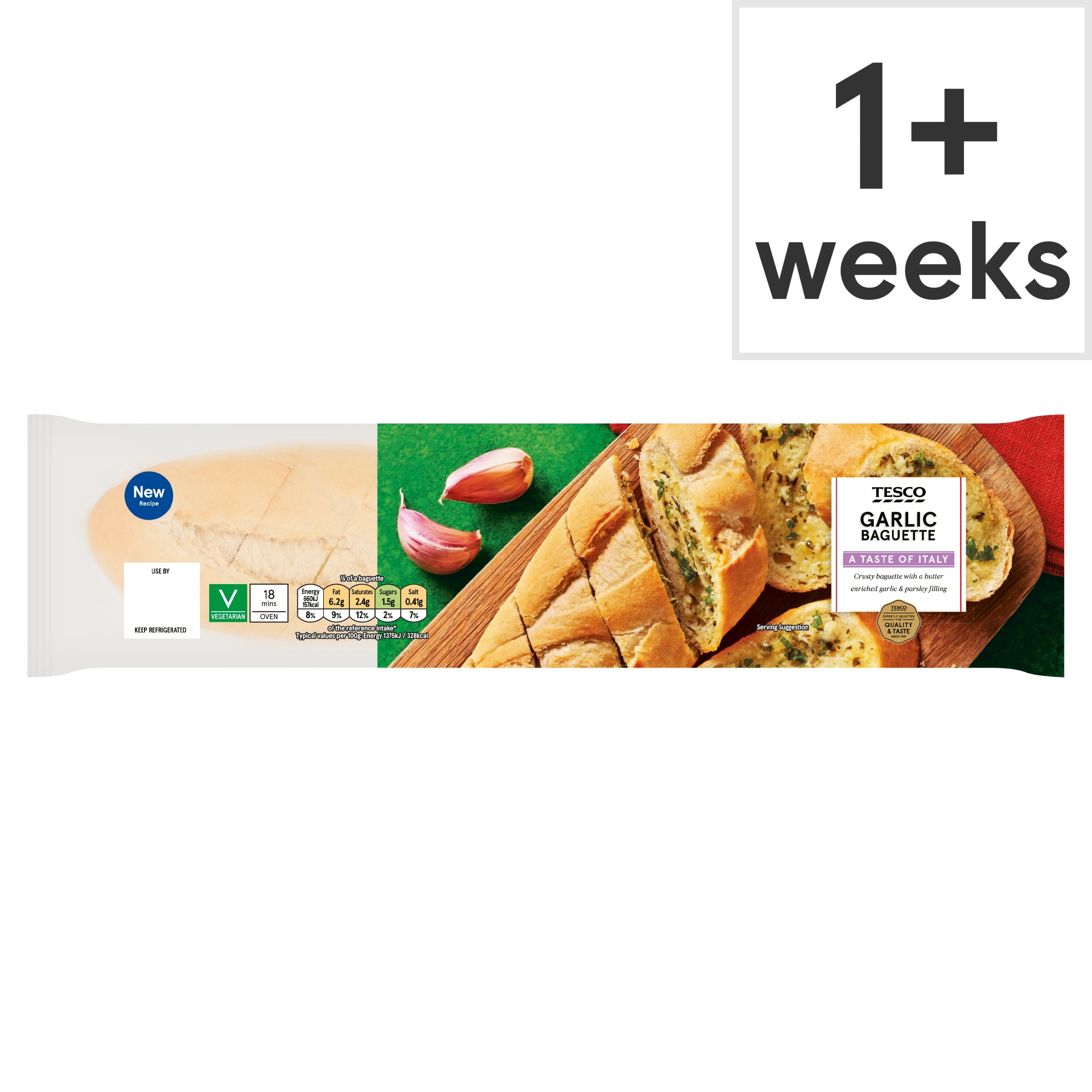 Tesco Garlic Baguette 205g