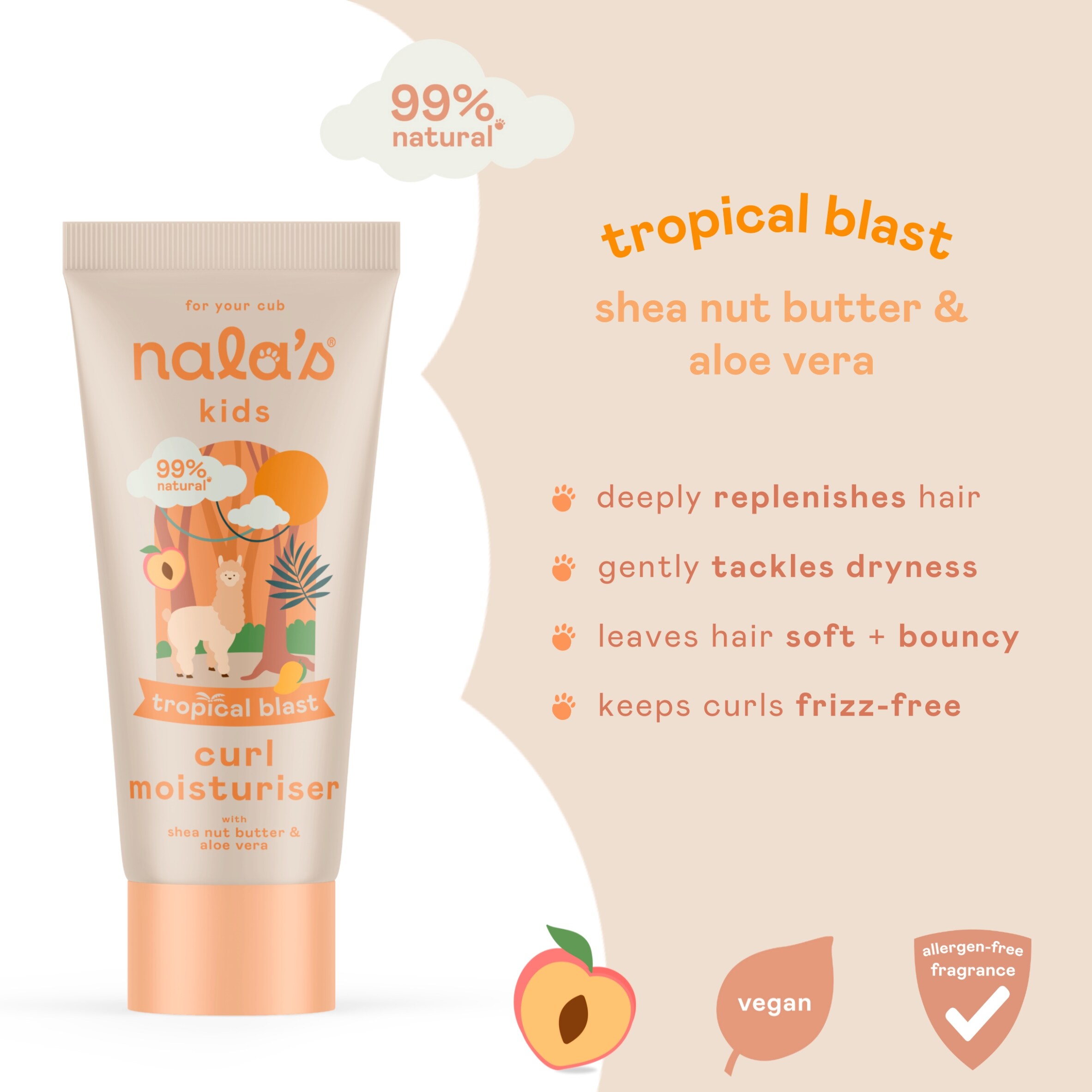Nala's Kids Curl Moisturiser Tropical Blast 150ml thumbnail 3