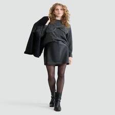 F&F Bow Detail Diamanté Embellished Jumper in Grey thumbnail 2