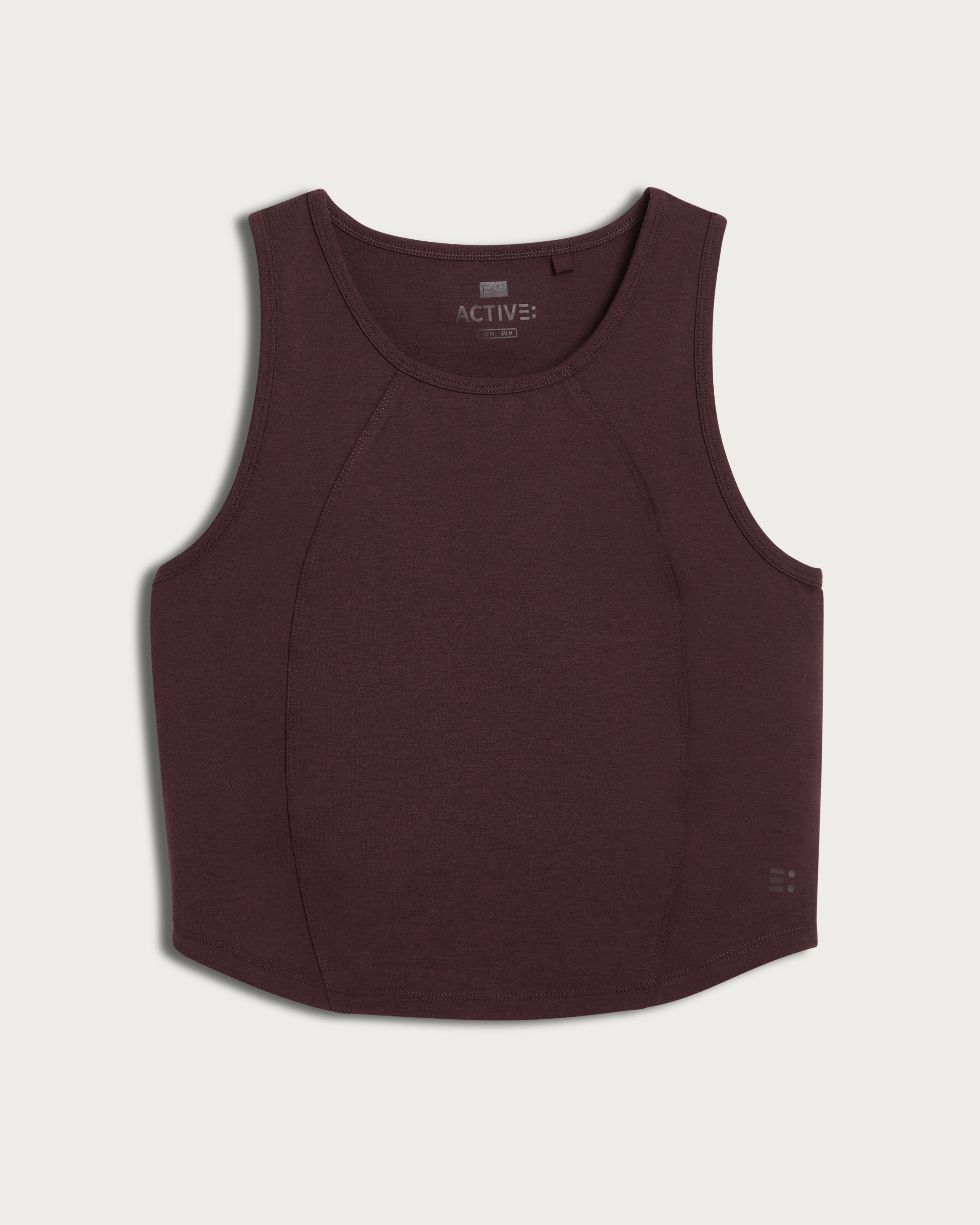 F&F Active Quick Dry Crop Top in Berry thumbnail 4