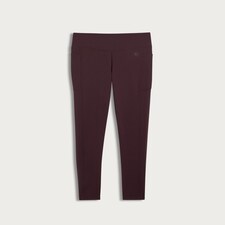 F&F Active High Waisted Co-ord Leggings in Berry thumbnail 4