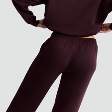 F&F Active Wide Leg Pleated Co-ord Joggers in Berry thumbnail 3