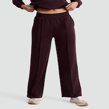 F&F Active Wide Leg Pleated Co-ord Joggers in Berry thumbnail 2