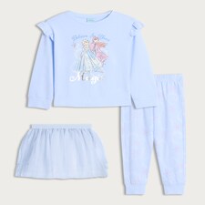 Disney Frozen 3-Piece Believe in Your Magic Pyjama Set in Multi thumbnail 4