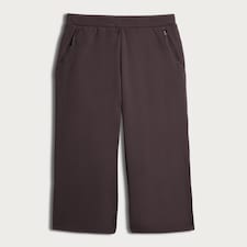 F&F Active Wide Leg Co-ord Joggers in Brown thumbnail 4