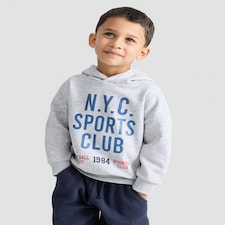 F&F Boys Cotton Rich N.Y.C. Sports Club Hoodie and Joggers in Multi