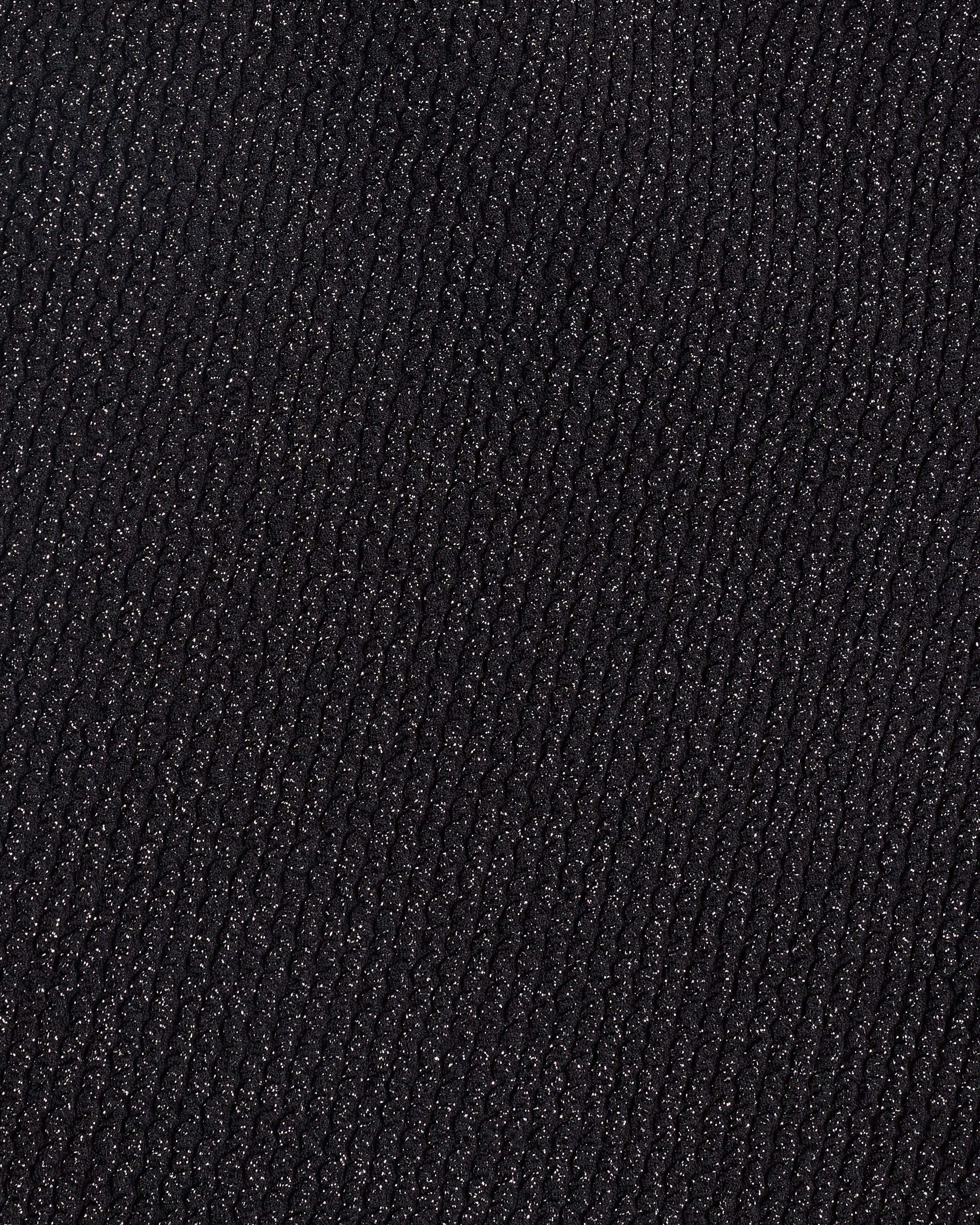 F&F Girls Metallic Crinkle Textured Swimsuit in Black thumbnail 3
