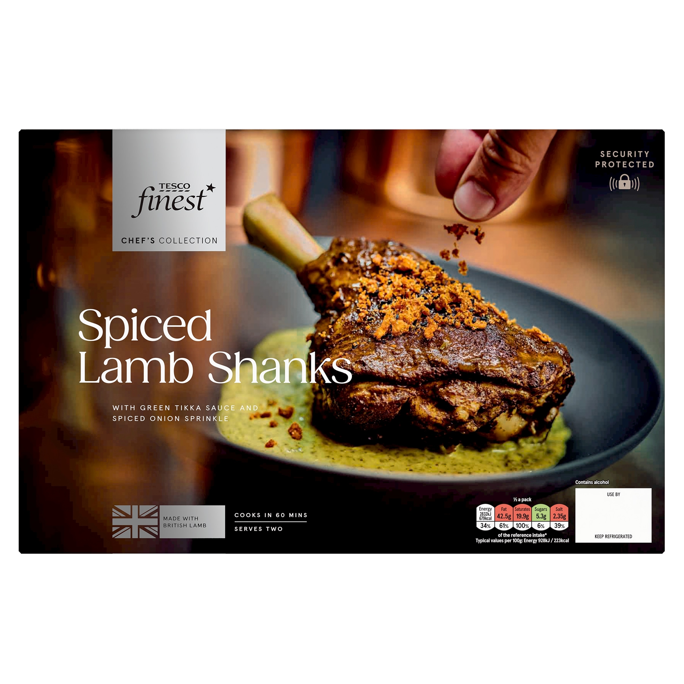 Tesco Finest Chef's Collection Spiced Lamb Shanks 995g