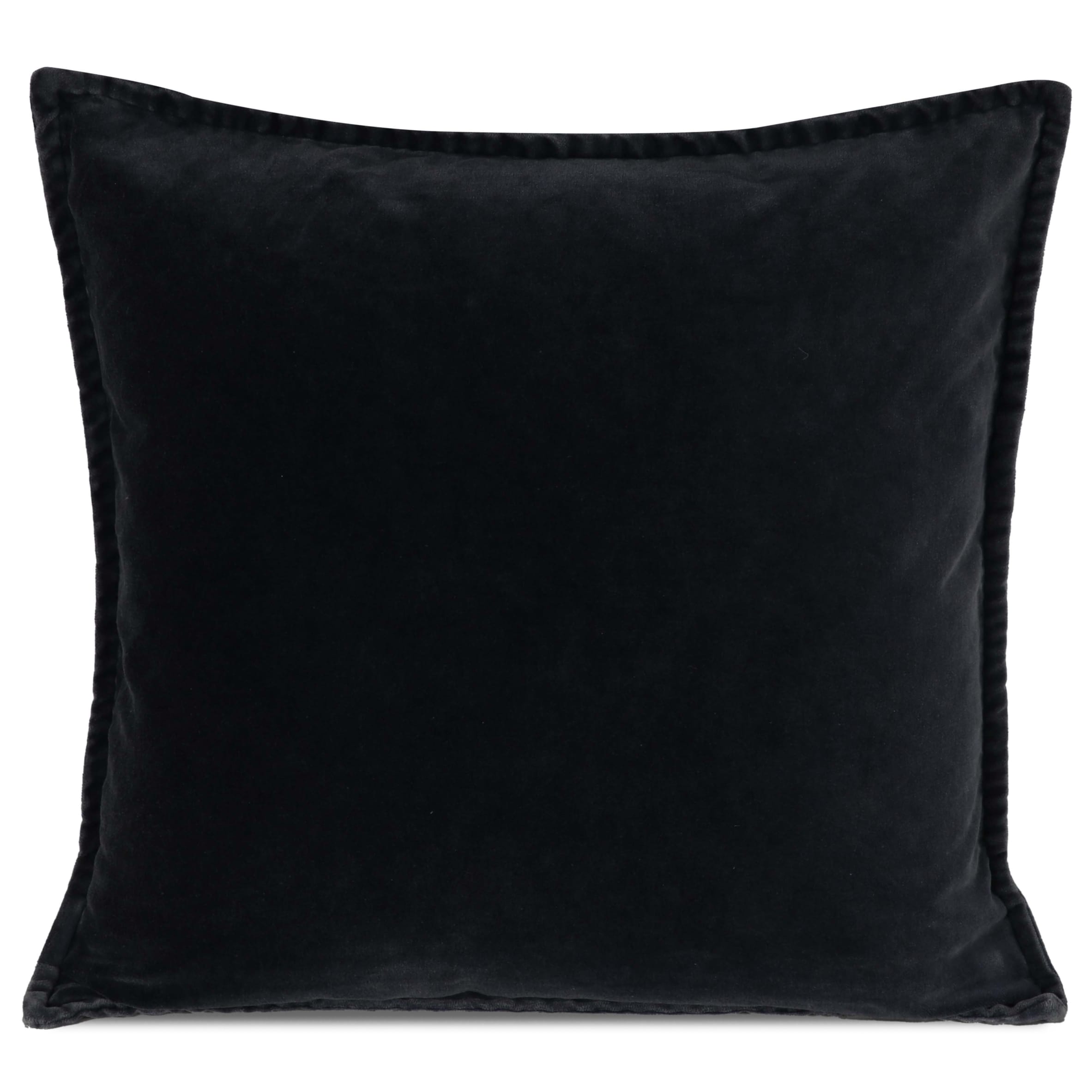 F&F Home Navy Blue Cotton Velvet Cushion 45x45cm