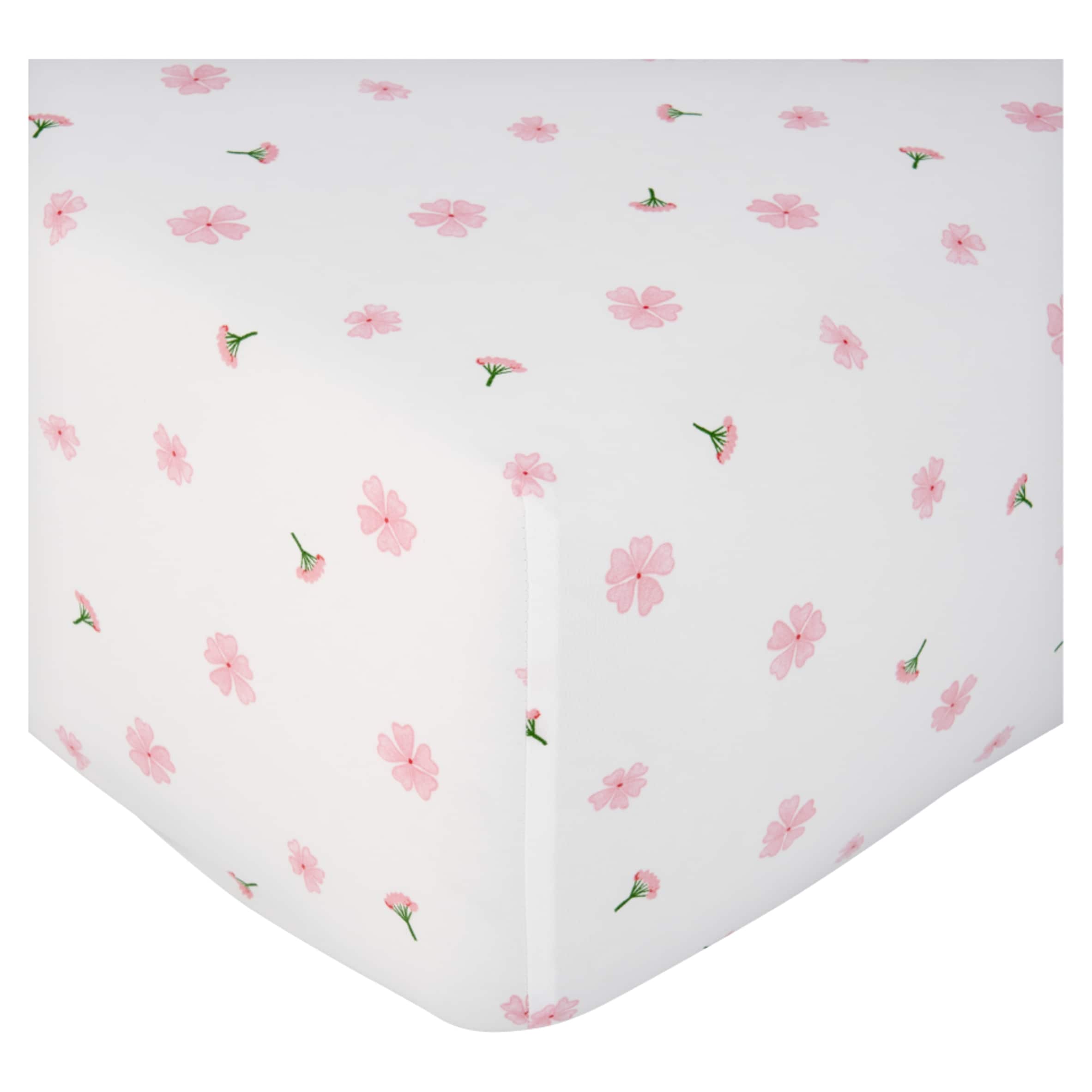 F&F Home Supersoft Floral Fitted Sheet Double