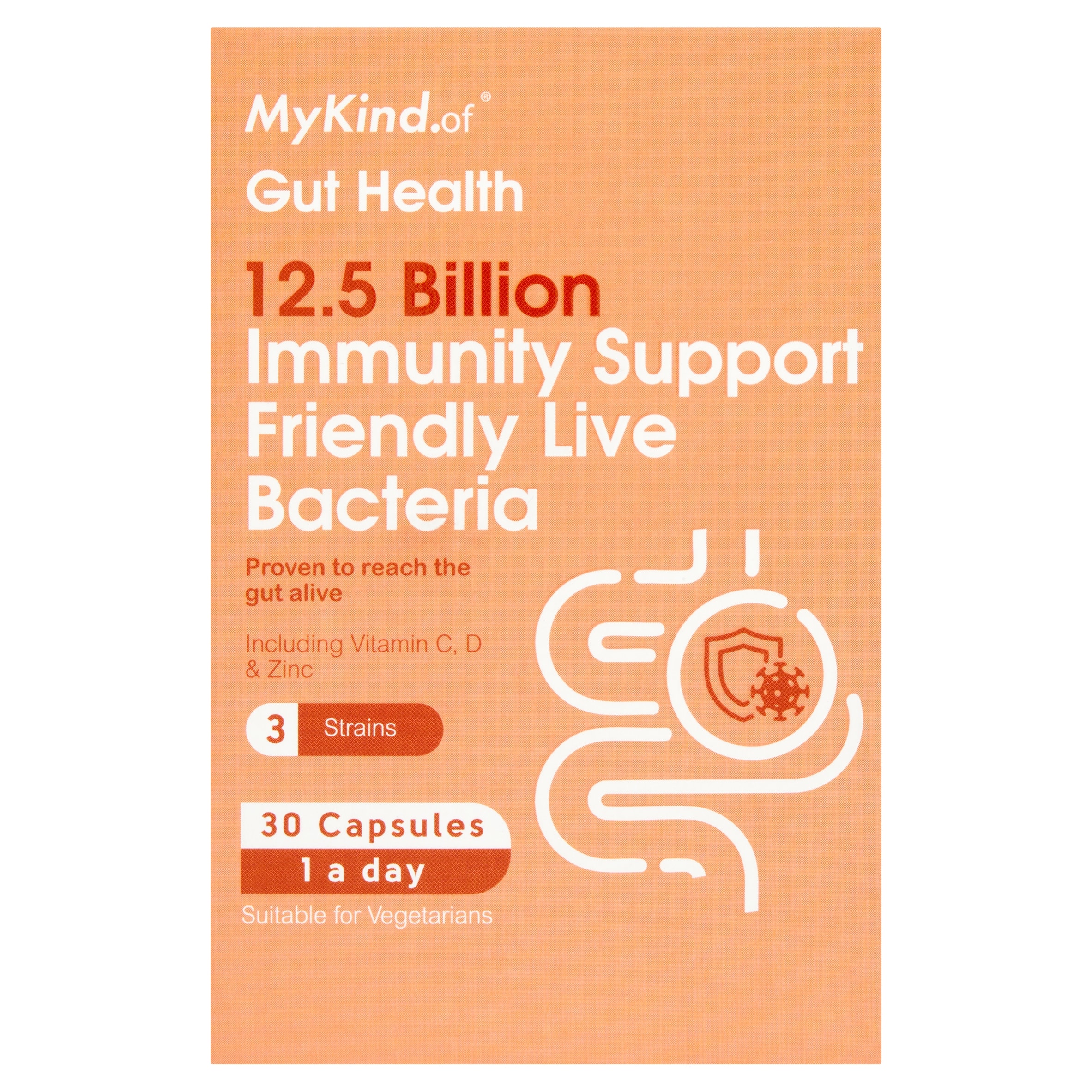 MyKind.of Immunity Support Friendly Live Bacteria 30 Capsules