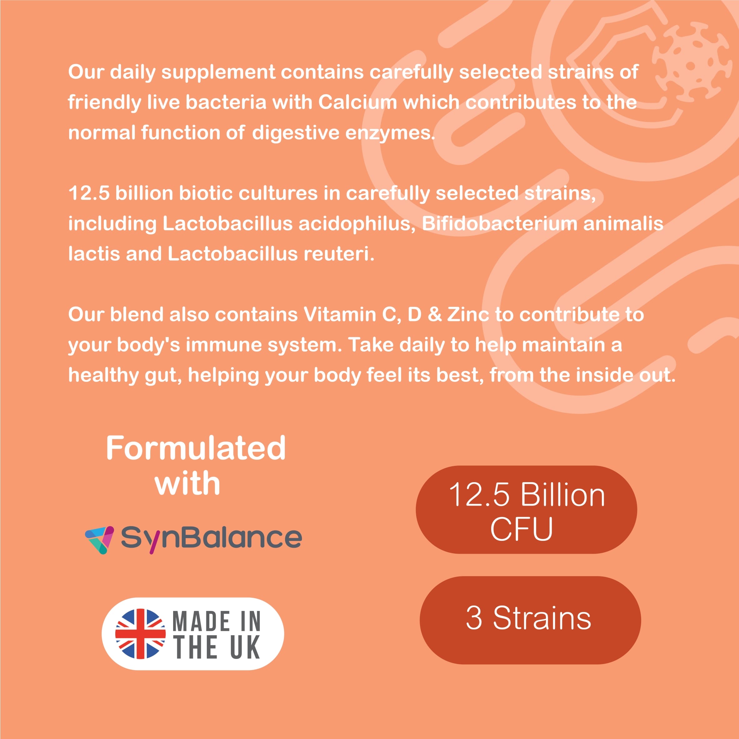 MyKind.of Immunity Support Friendly Live Bacteria 30 Capsules thumbnail 3