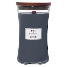 Woodwick Evening Onyx Large Hourglass Candle 610g
