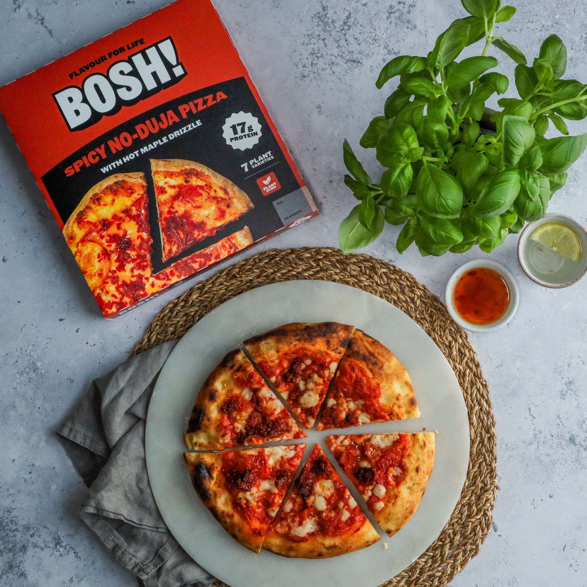 BOSH! Spicy No-Duja Sourdough Pizza - 275g thumbnail 2