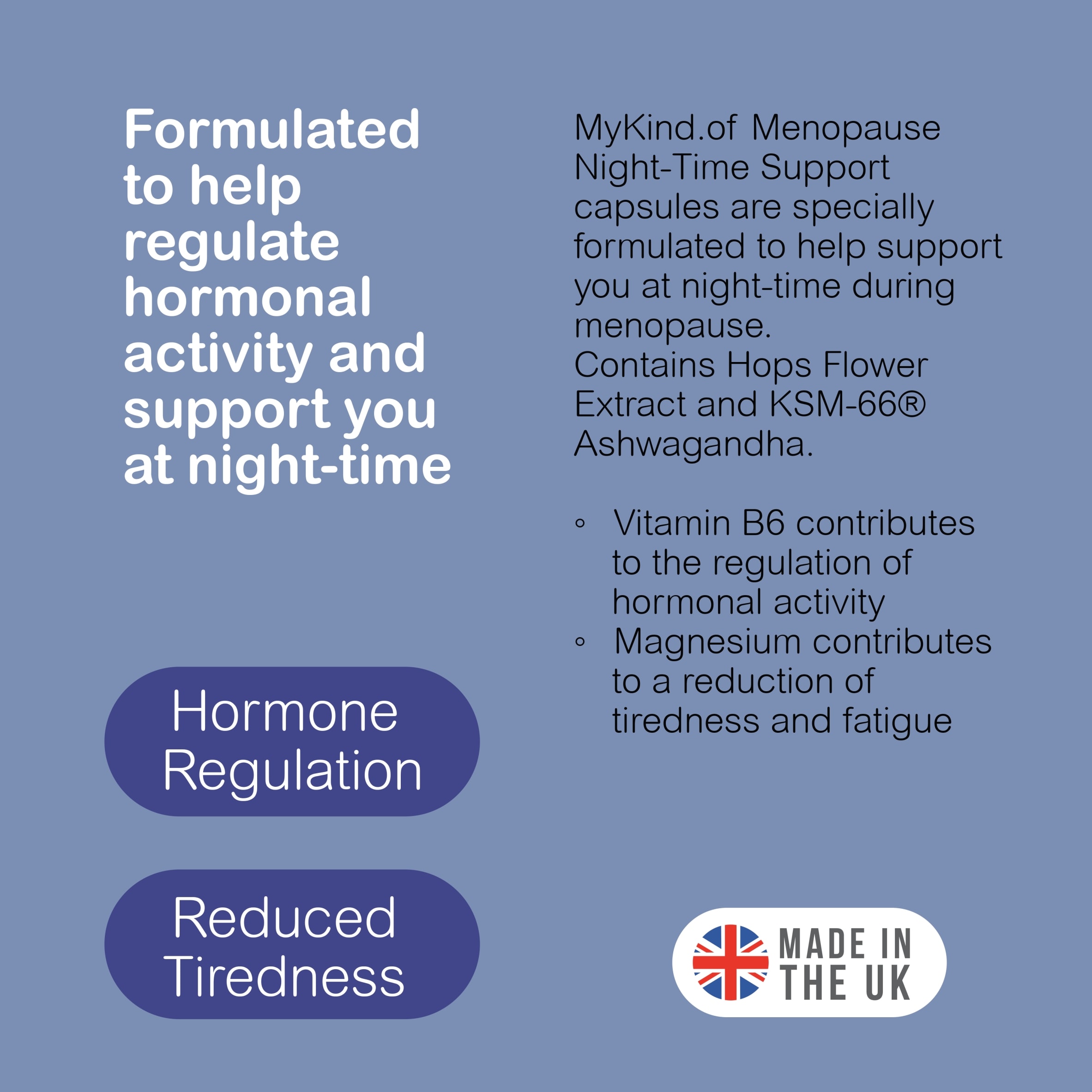 MyKind.of Menopause Night -Time  Support 30 Capsules thumbnail 3