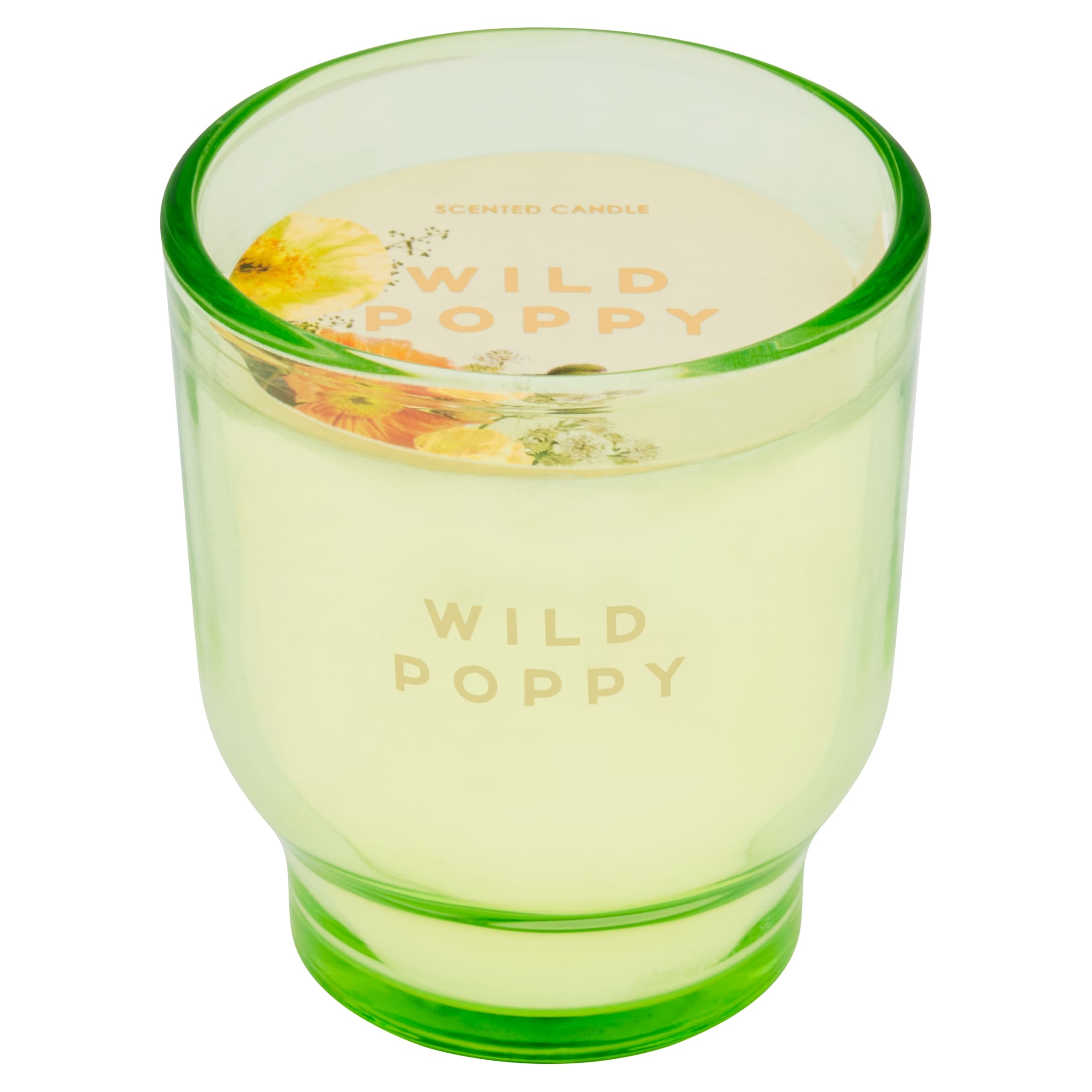 F&F Home Floral Bouquet Small Candle Wild Poppy 155g