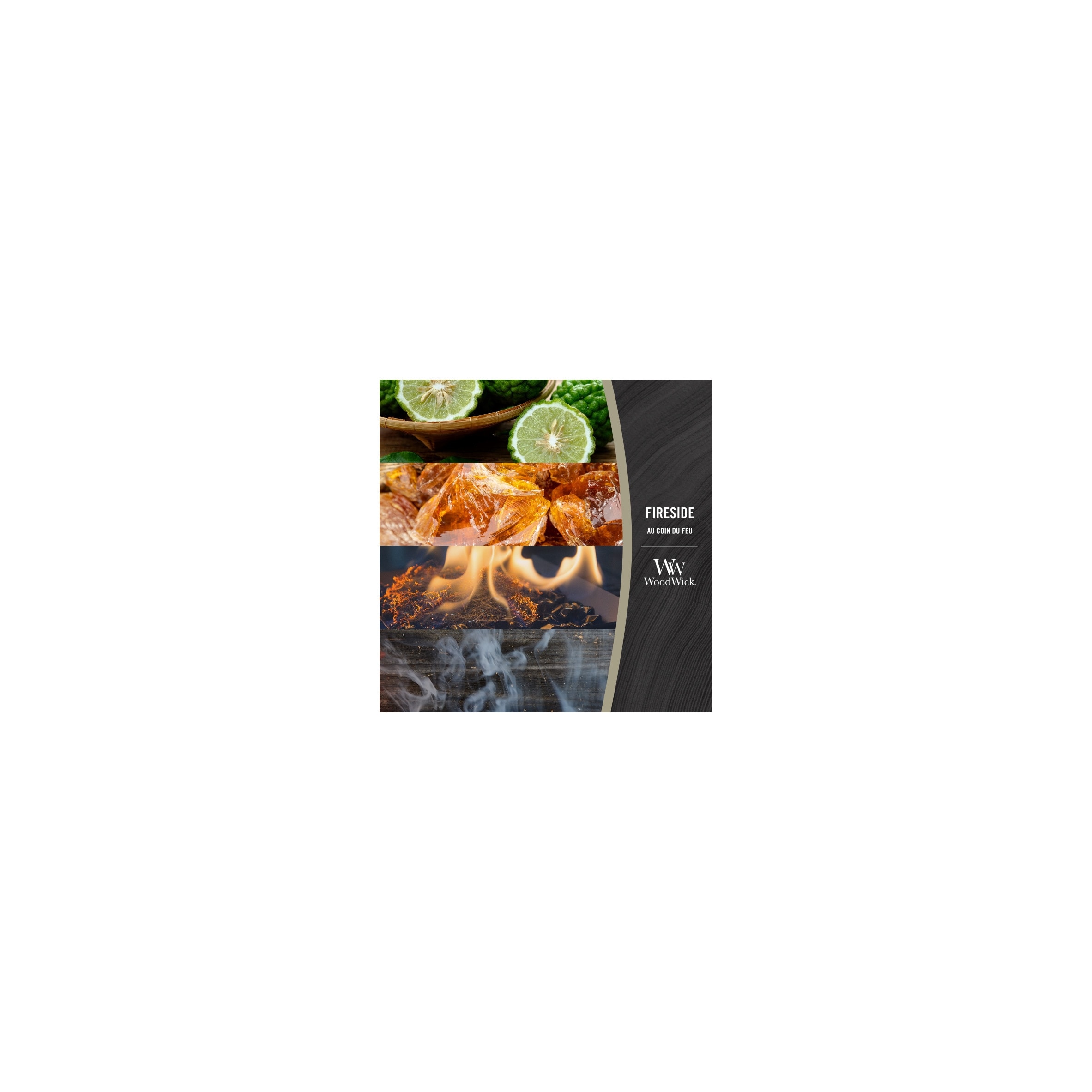 Woodwick Fireside Medium Hourglass Candle 275g thumbnail 2