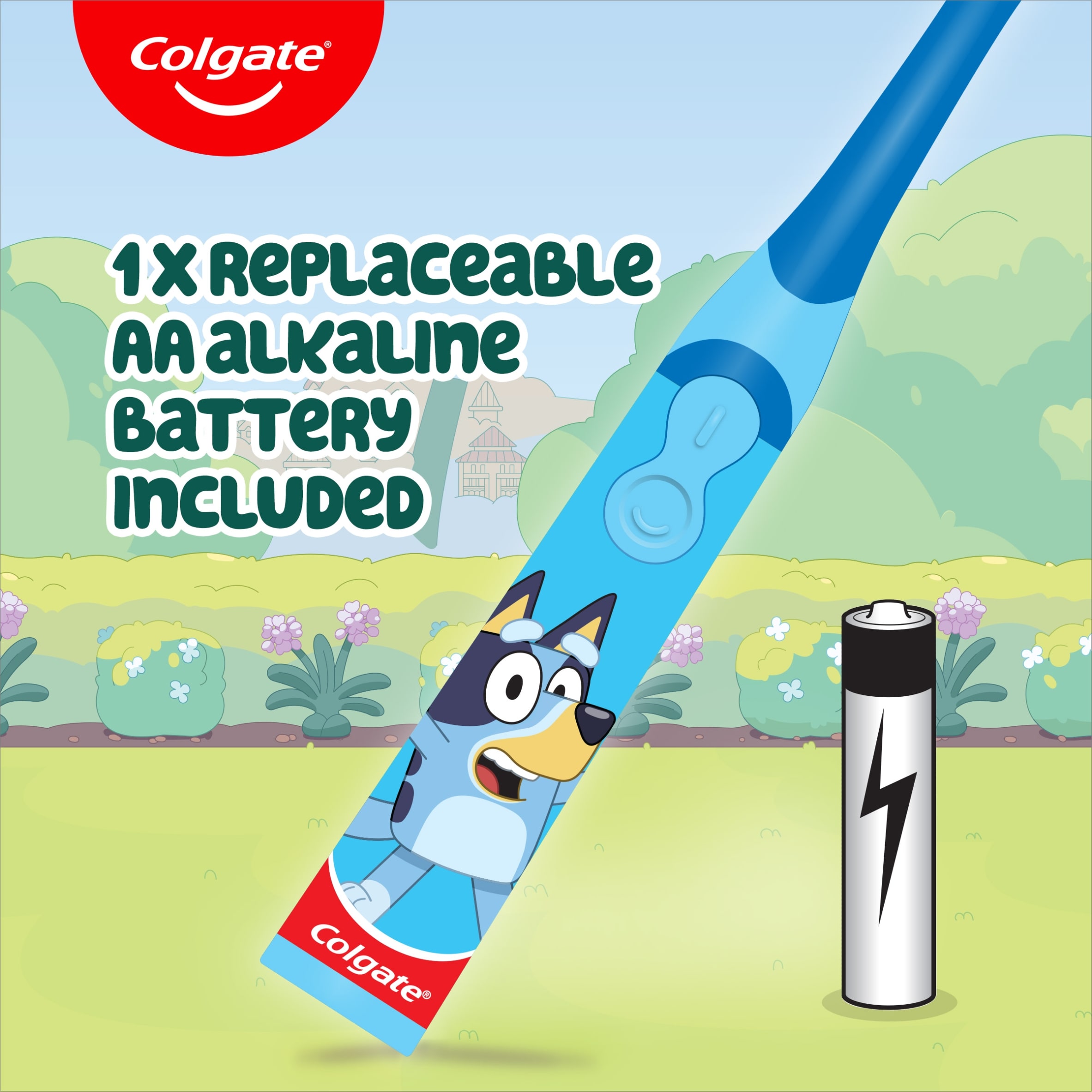 Colgate Kids Bluey Extra Soft Battery Toothbrush thumbnail 3