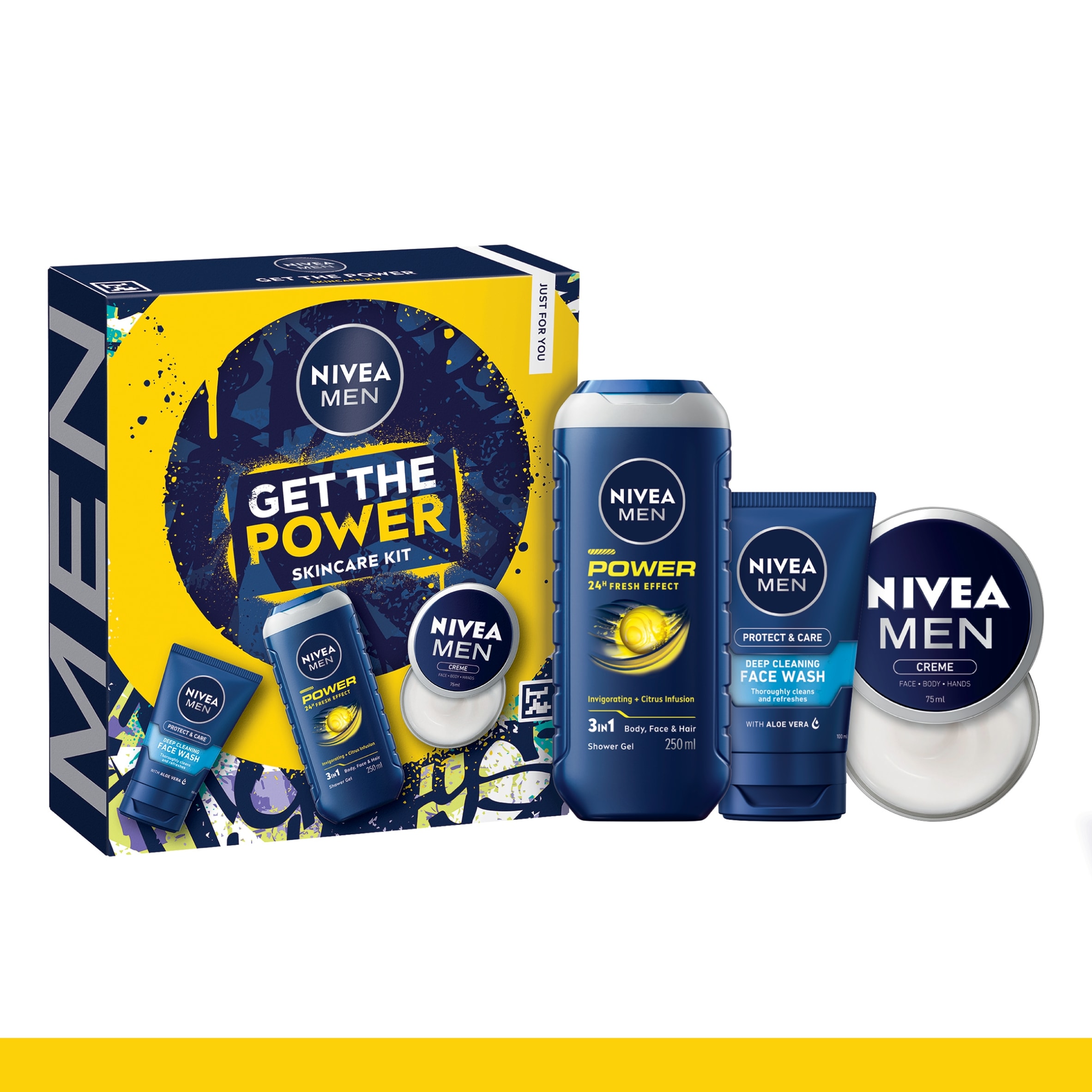 NIVEA MEN Get The Power Skincare Gift Set thumbnail 2