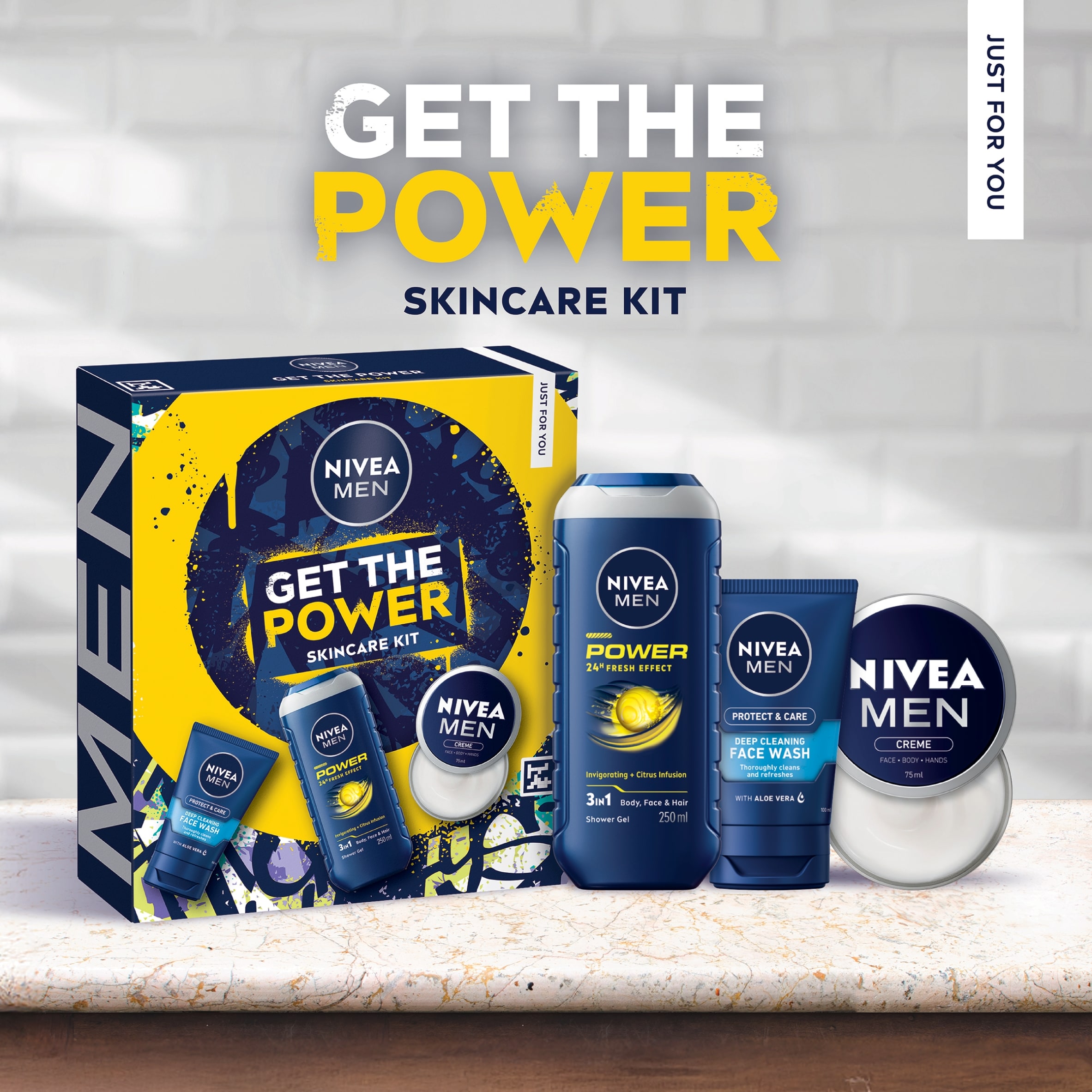 NIVEA MEN Get The Power Skincare Gift Set thumbnail 3