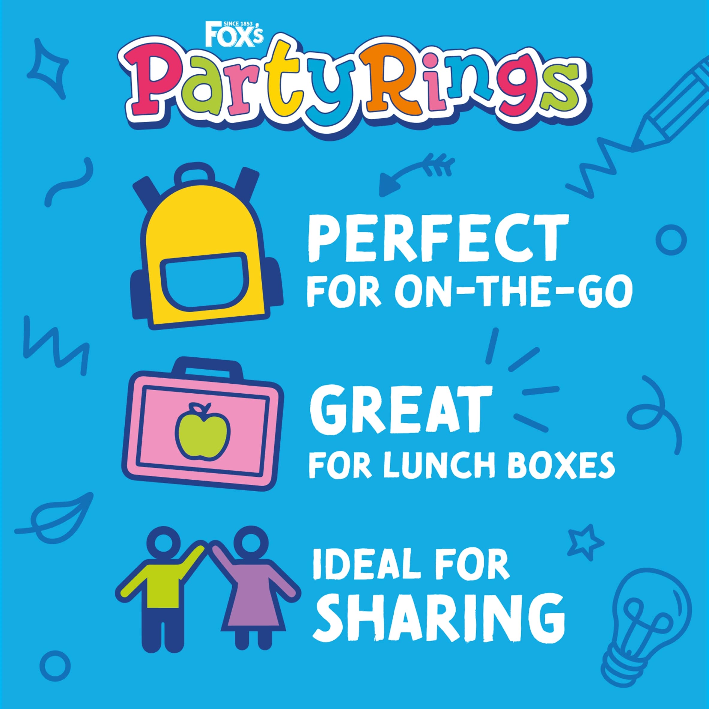 Fox's Party Rings Under The Sea Mini Iced Biscuits 6 x 21g thumbnail 3