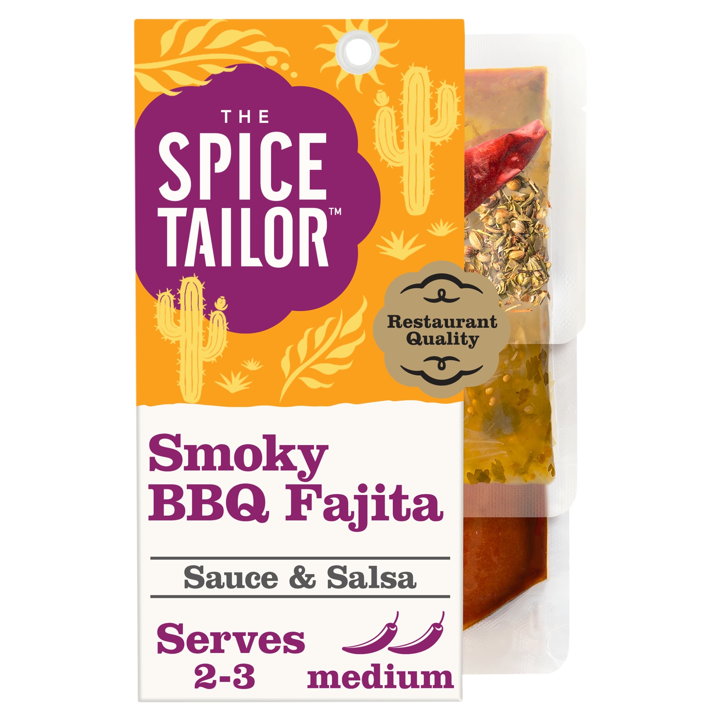 The Spice Tailor Mexican Smoky BBQ Fajita Sauce and Salsa Kit 245g