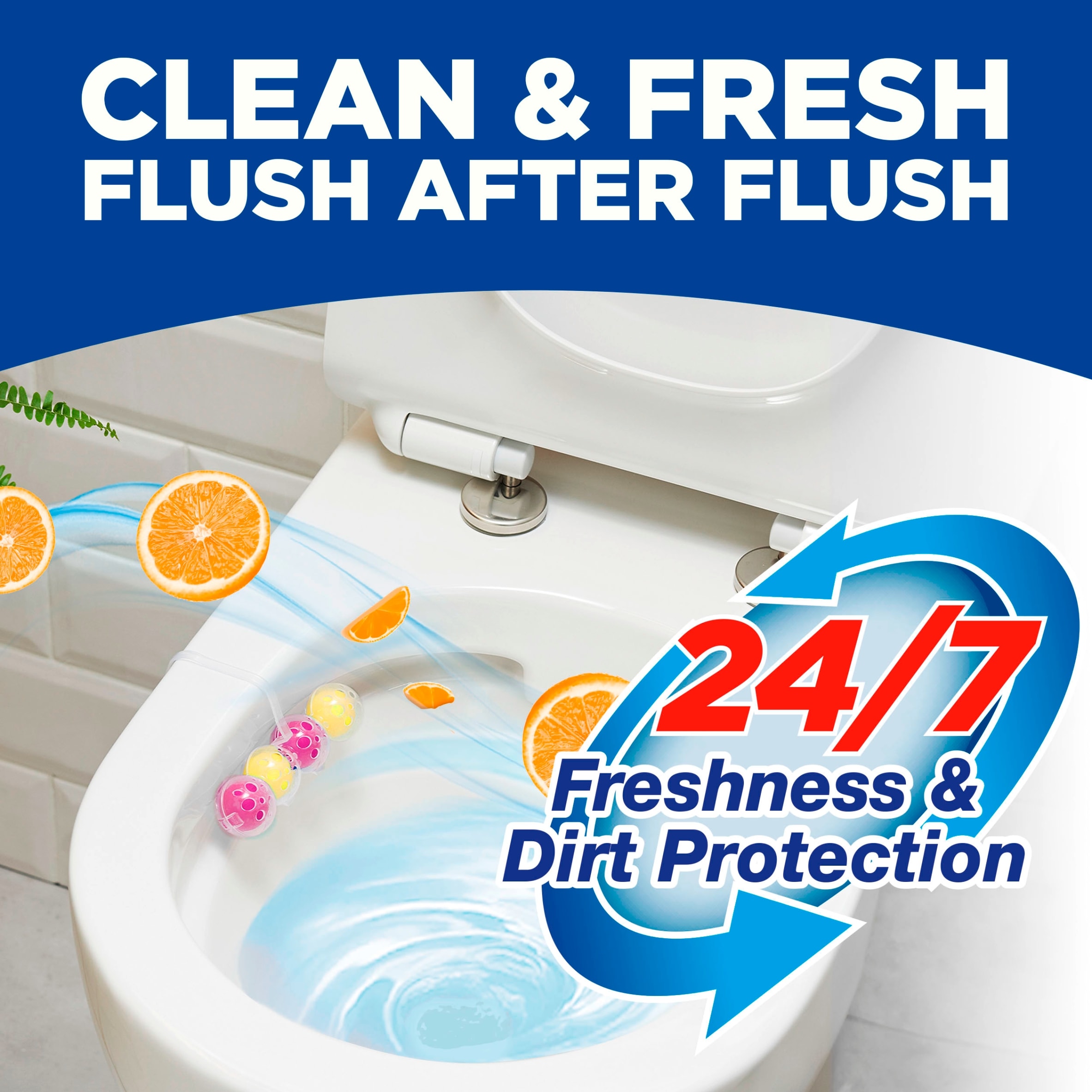 Bloo Power Active Fruitopia Toilet Rim Block Twin 2x50g thumbnail 3