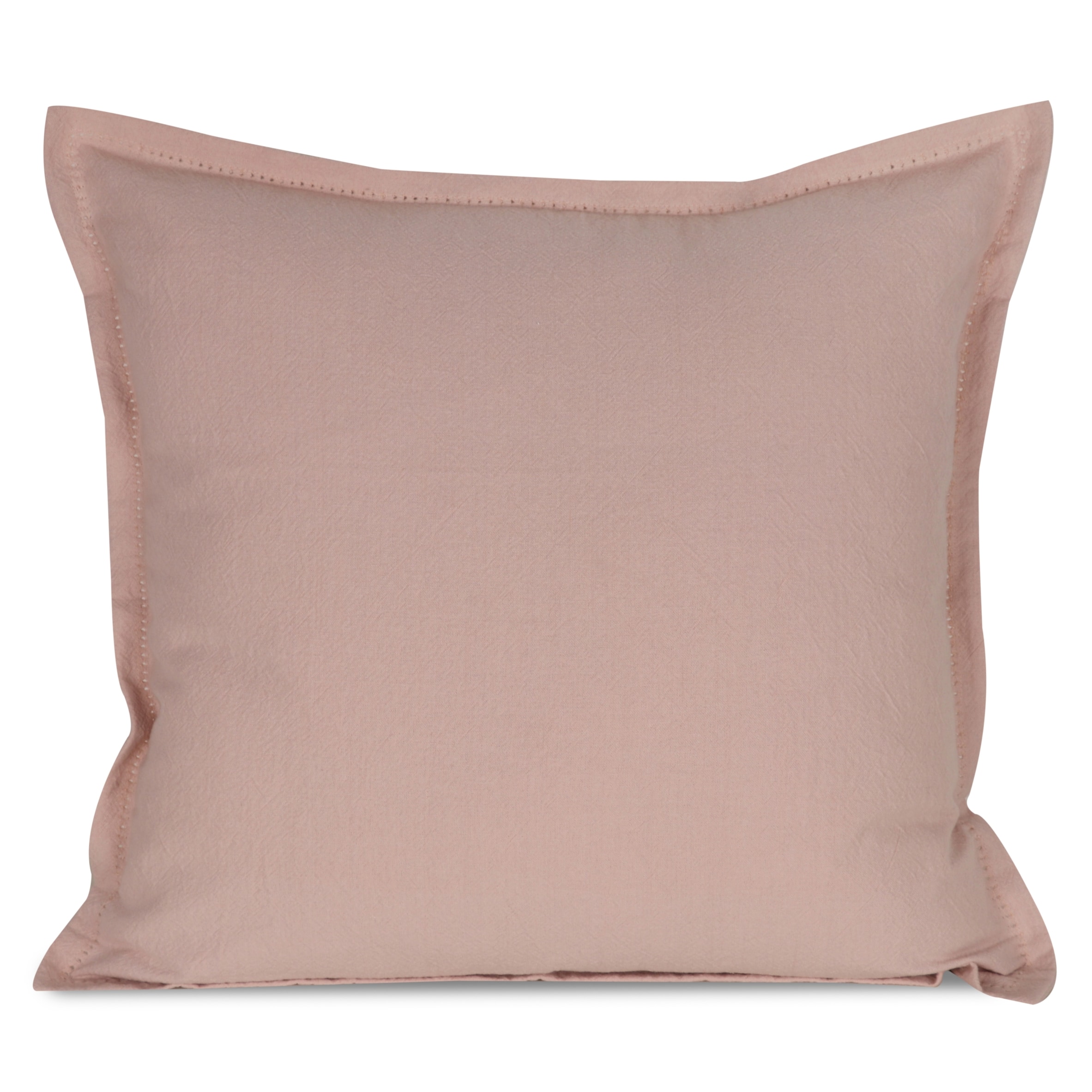 F&F Home Pink Washed Cotton Cushion 50x50cm