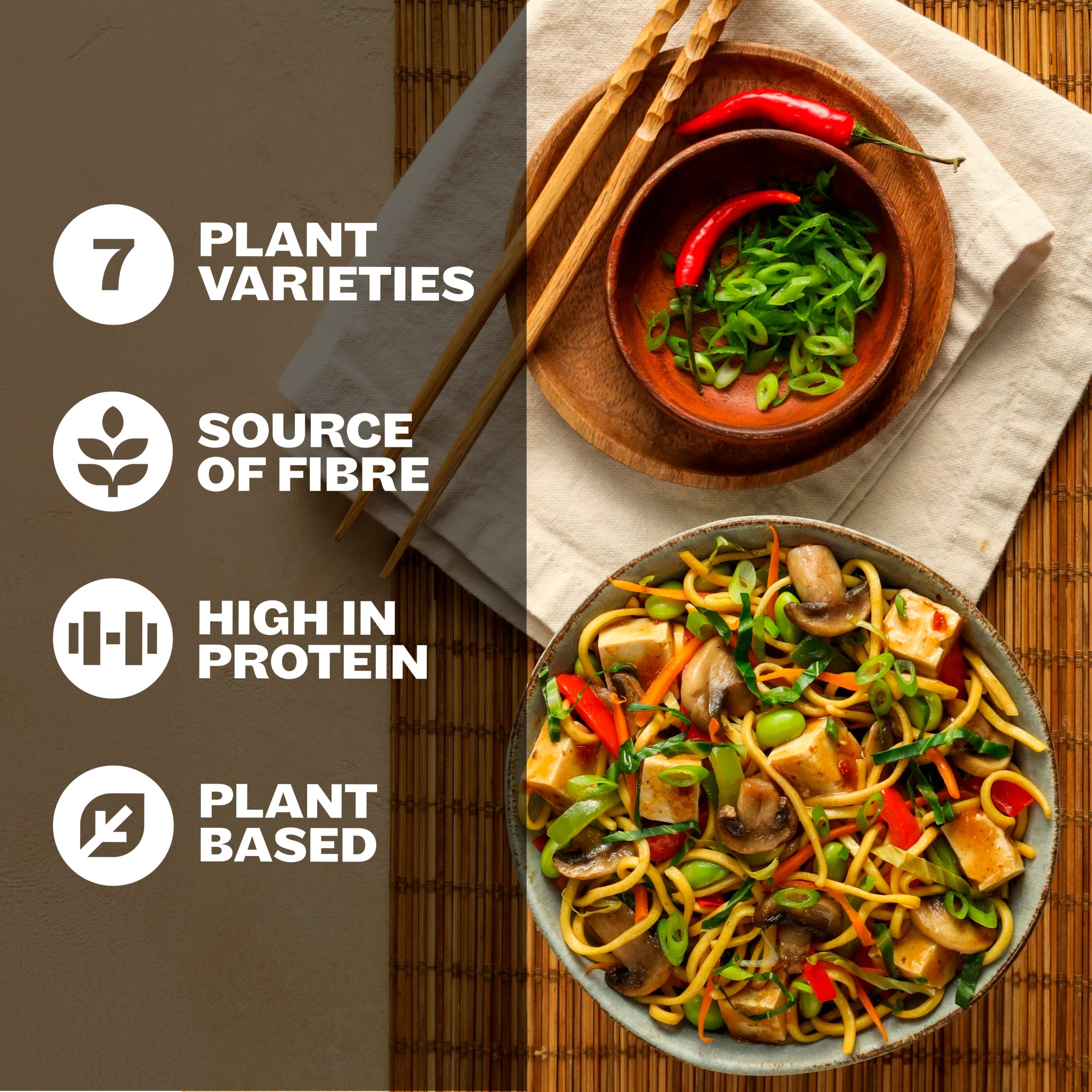 BOSH! Teriyaki Mushroom Noodles 380g thumbnail 3