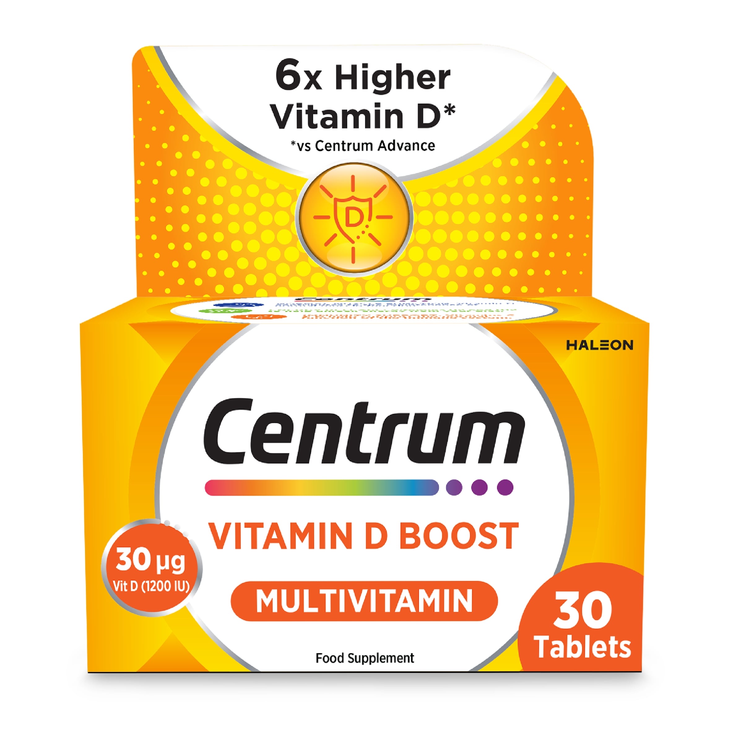 Centrum Vitamin D Boost Supplement 30 tablets