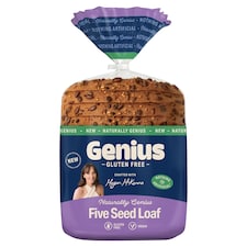 Genius Gluten Free Naturally Genius Five Seed Loaf 430g