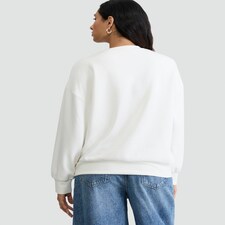 F&F Merry & Bright Bow Sweatshirt in Cream thumbnail 3