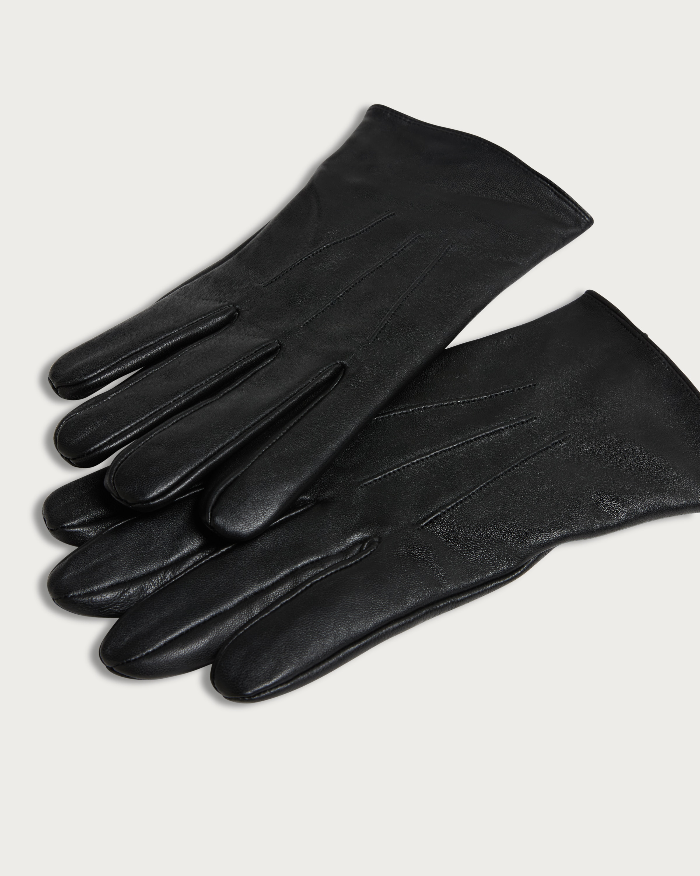 F&F Leather Gloves in Black thumbnail 2