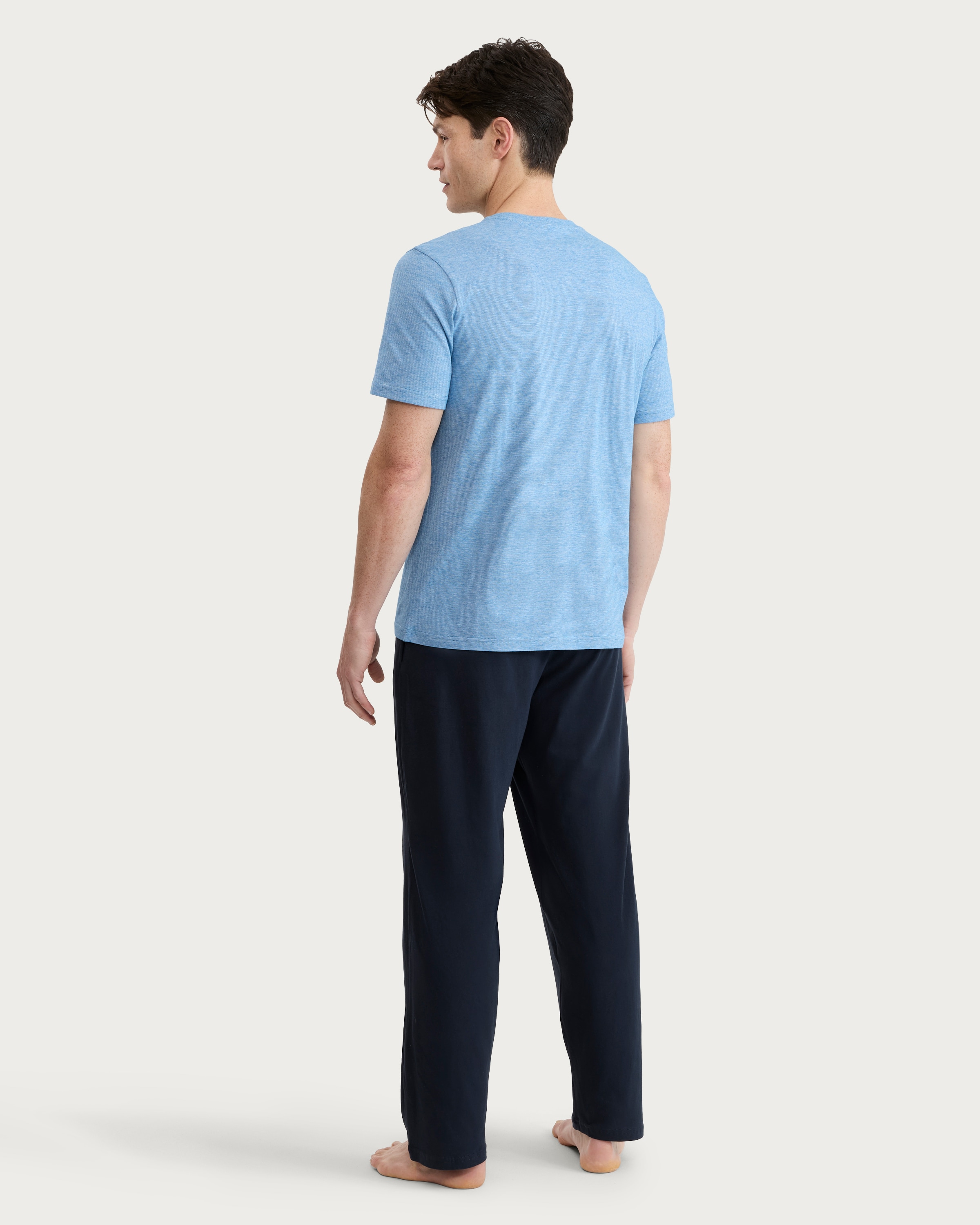 F&F Pure Cotton Pyjama Set in Blue thumbnail 3