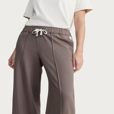 F&F Ponte Side Stripe Wide Leg Trousers in Tan thumbnail 2