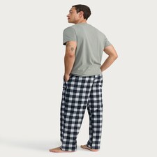 F&F Embroidered Top and Check Bottoms Pyjamas in Multi thumbnail 3