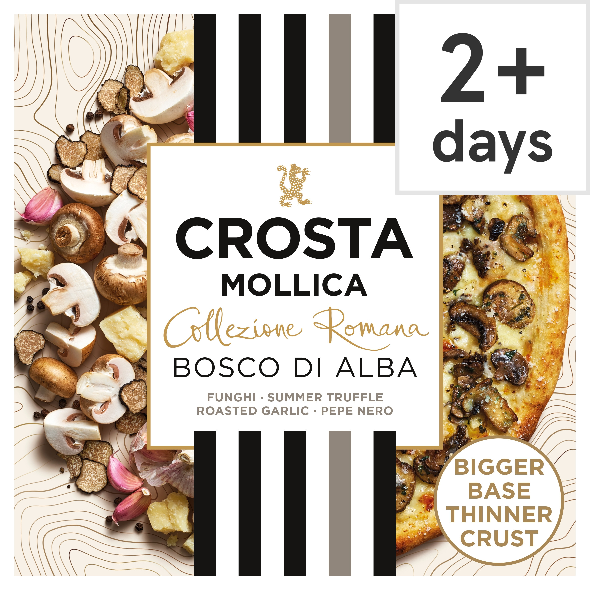 Crosta Mollica Collezione Romana Bosco di Alba Pizza – Truffle & Mushroom 483g