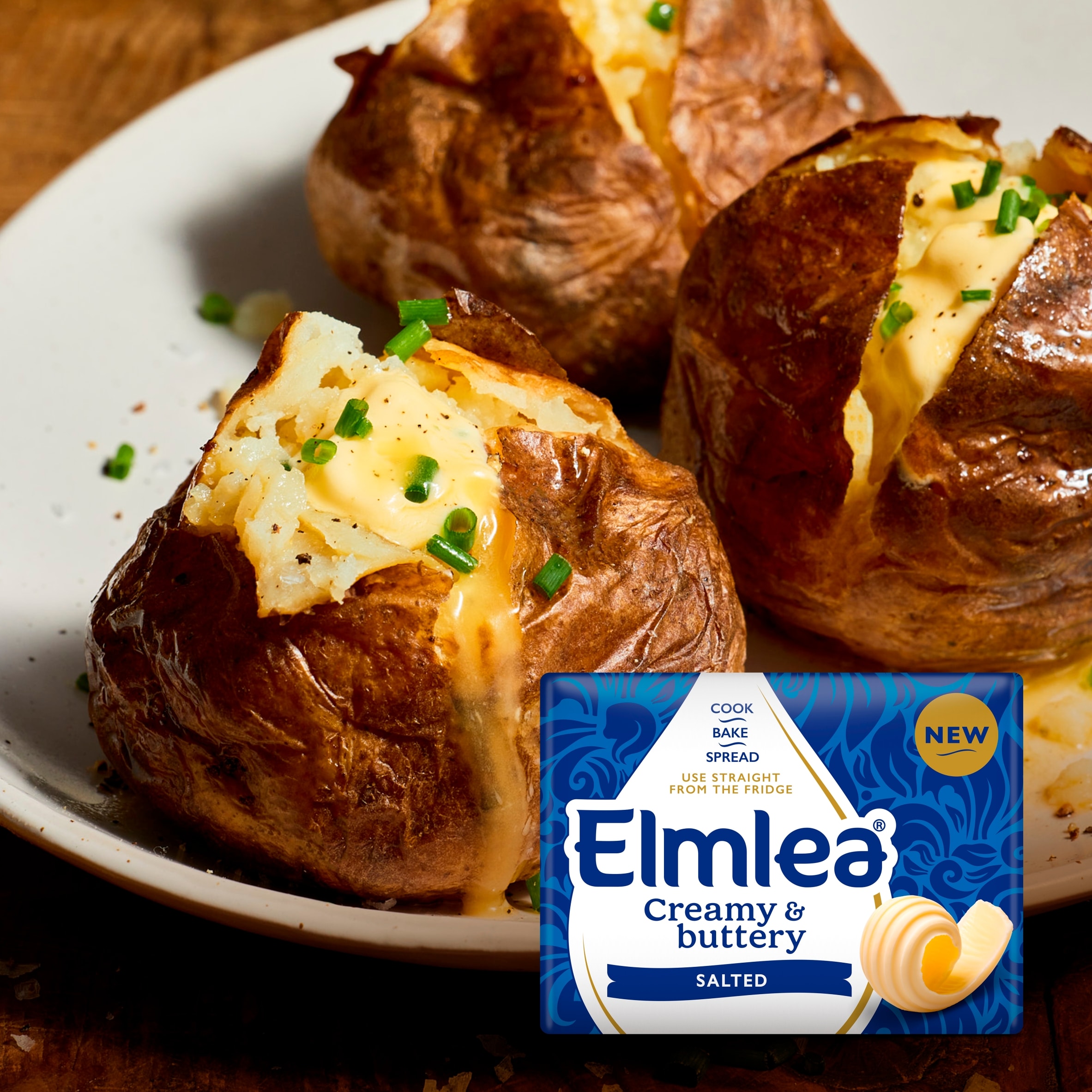Elmlea Creamy and Buttery Salted Blended Butter 250g thumbnail 2