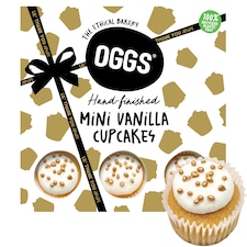 OGGS Mini Vanilla Cupcakes 9pk NEW
