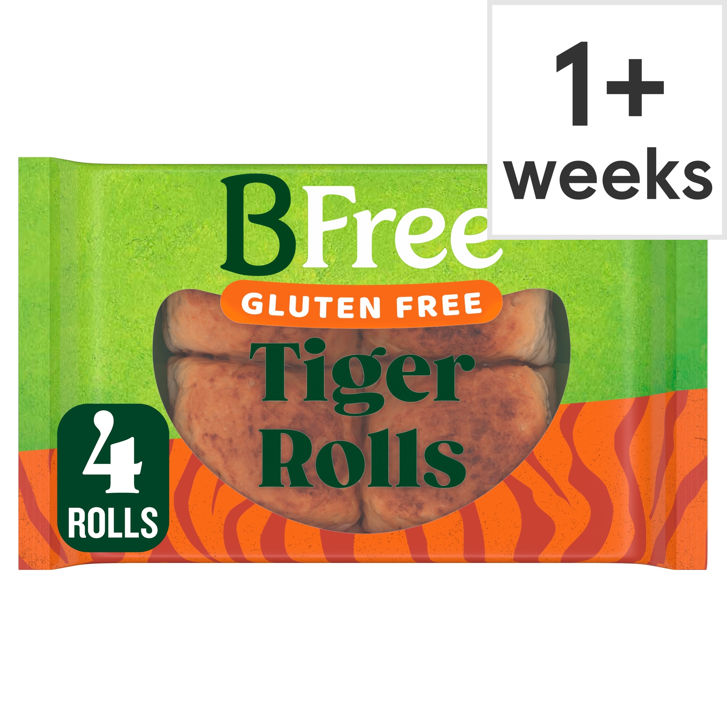 BFree Gluten Free Tiger Rolls 4 Rolls 240g