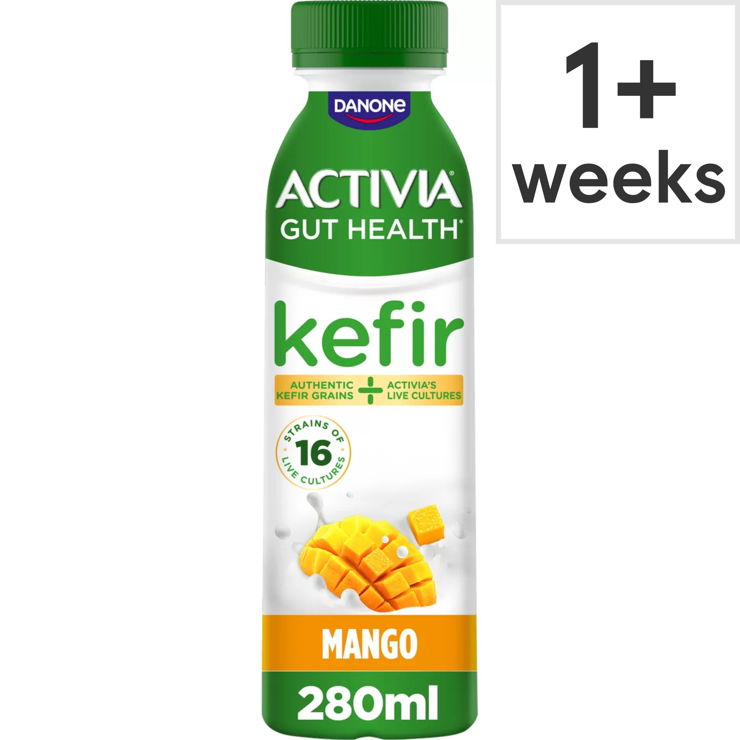 Activia Kefir Mango Gut Health Yoghurt Drink 280g 
