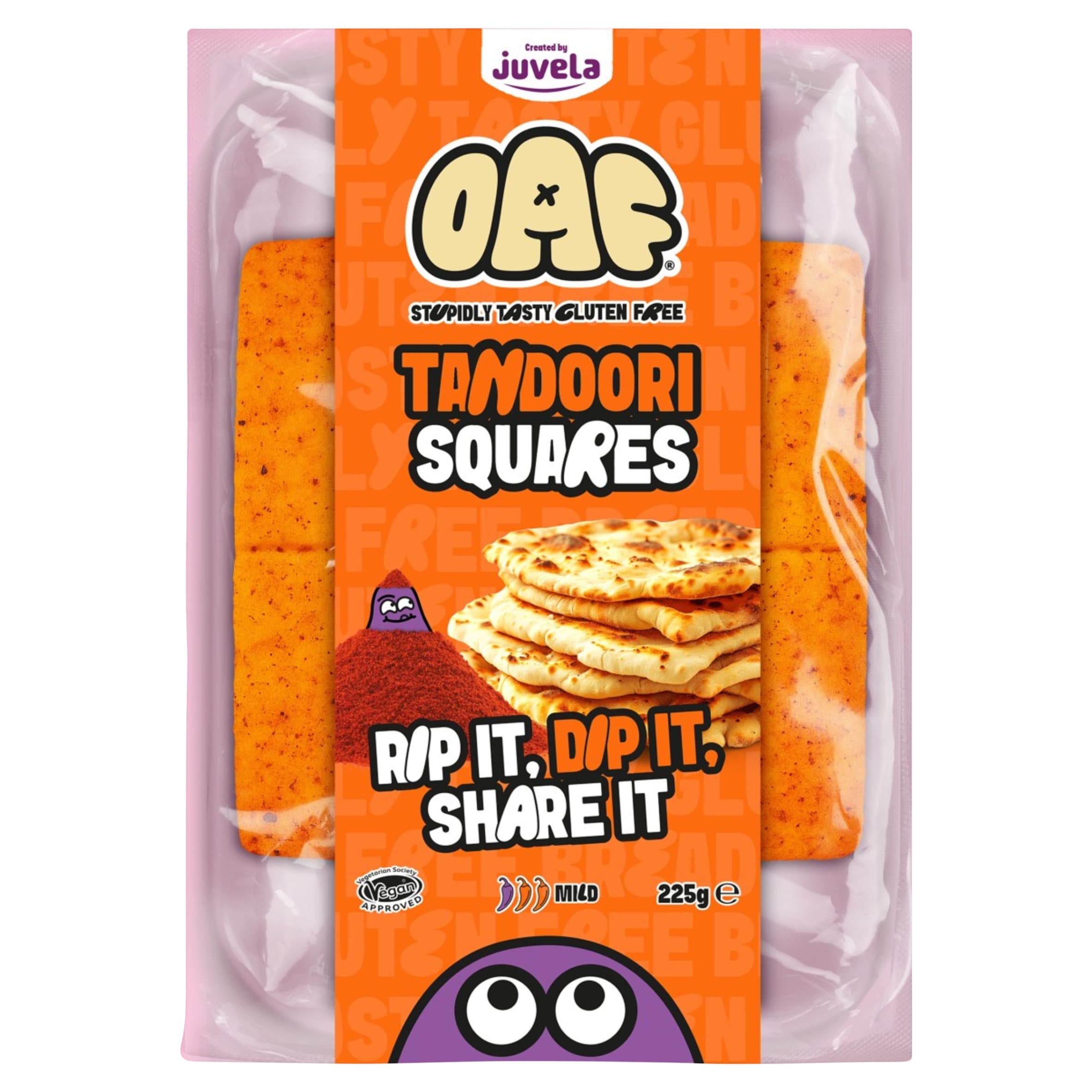 Juvela OAF Gluten Free Tandoori Squares 225g