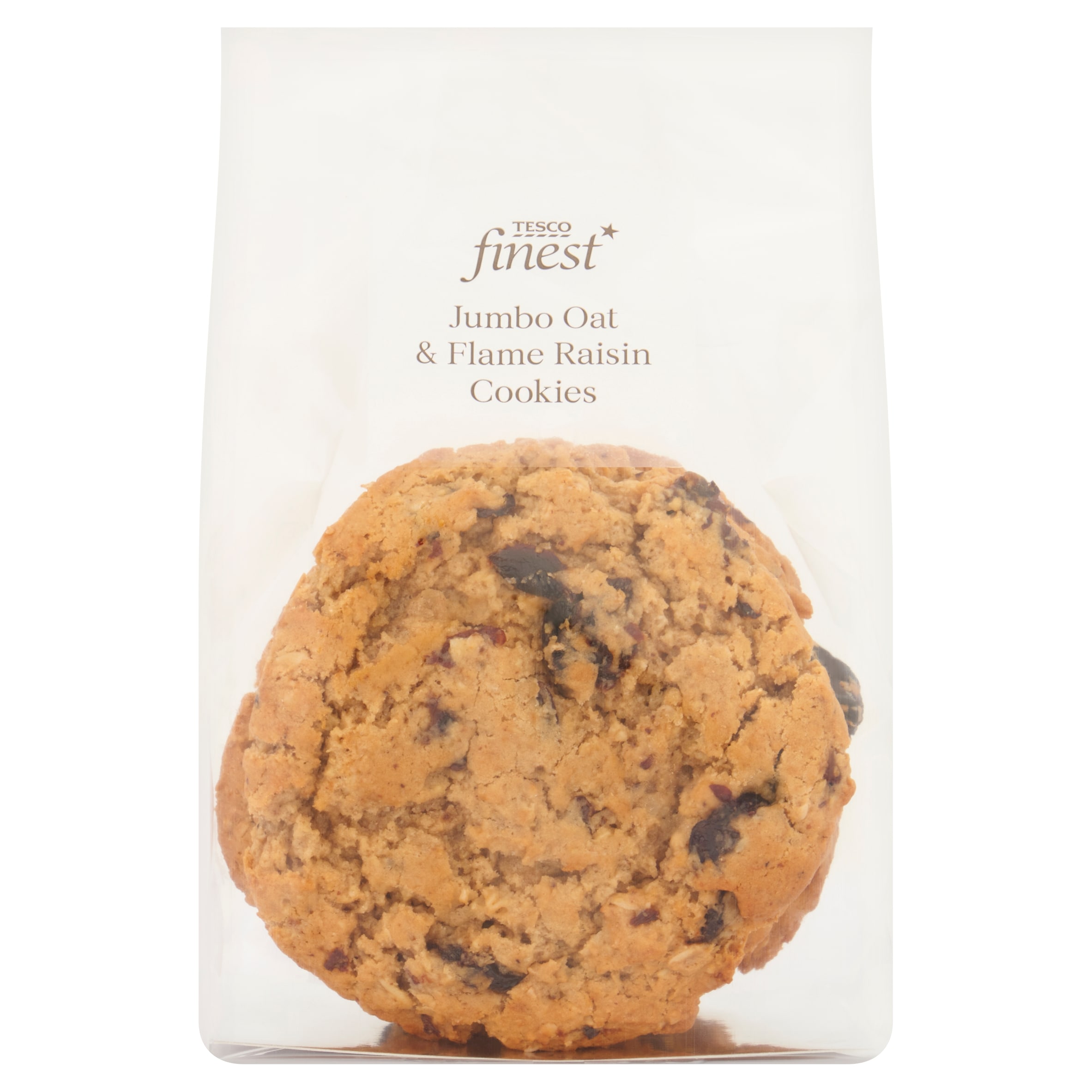 Tesco Finest Jumbo Oat and Flame Raisin Cookies 4 Pack thumbnail 2